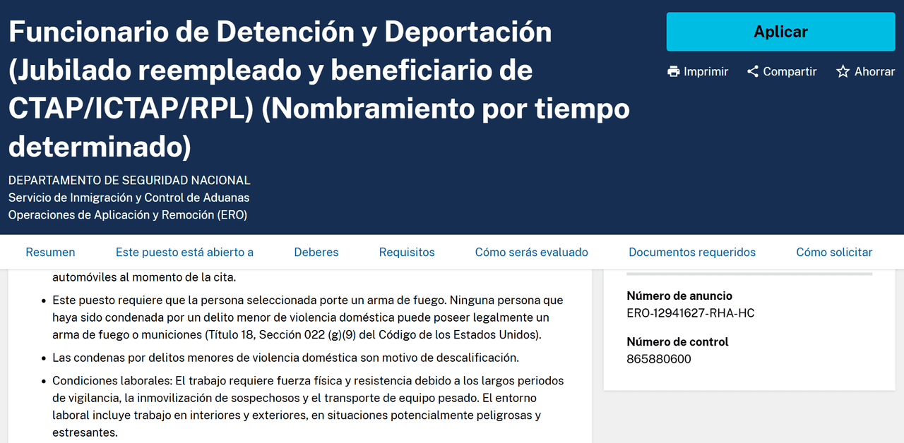Captura USAJobs