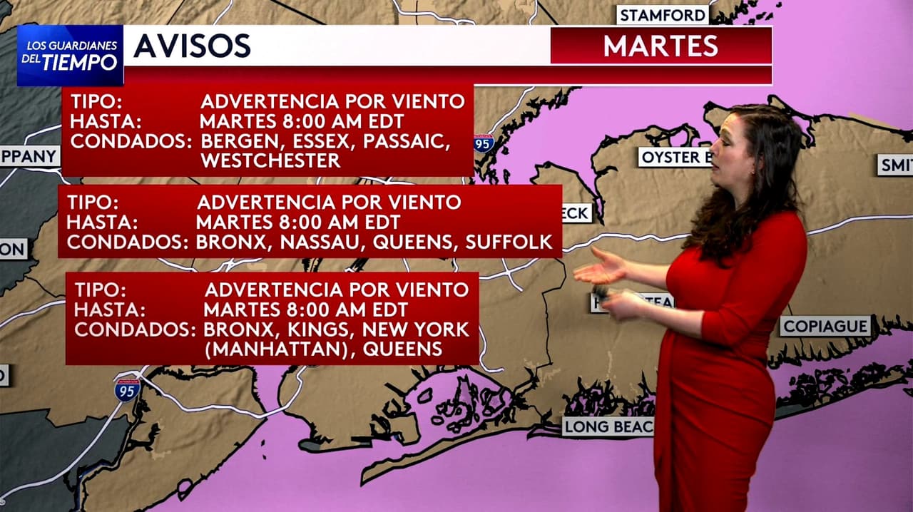 Pronóstico del tiempo hoy en Nueva York: advertencia de fuertes vientos; el termómetro alcanzará 42 °F