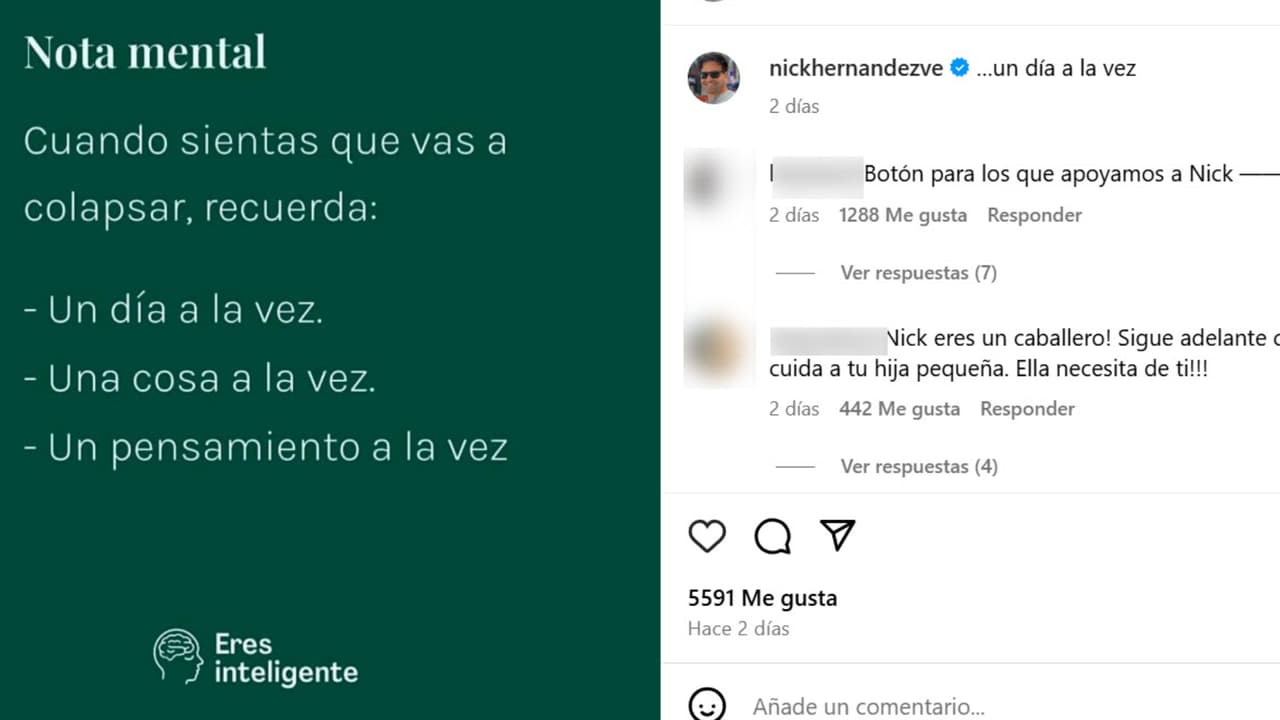 También publicó este otro mensaje referente a la estabilidad mental