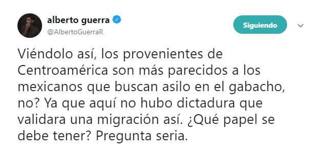 Al actor le gusta dar su punto de vista sobre temas actuales que afectan a la sociedad, como la inmigración.