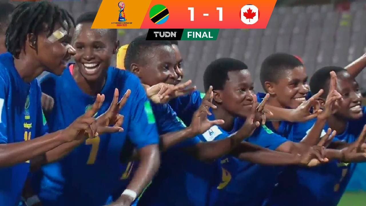 Tanzania logra histórico pase a Cuartos de Final en Mundial Femenil Sub-17