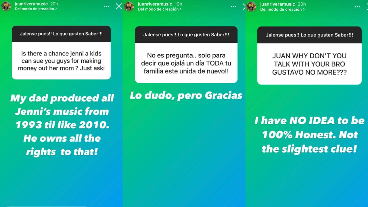 Juan Rivera dejó en claro si teme alguna posible demanda por parte de Chiquis y sus hermanos.