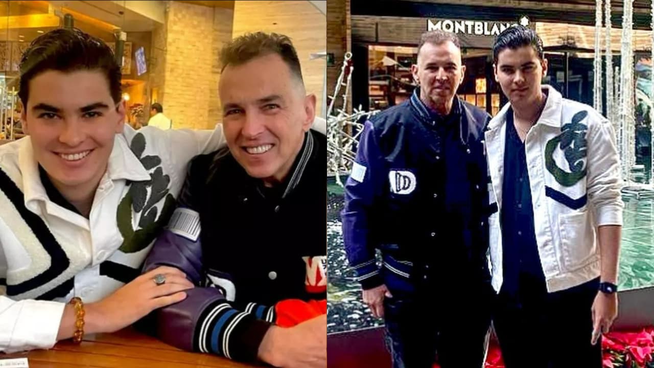 Así se veía Rafa Jr antes de quemarse casi la mitad del cuerpo.