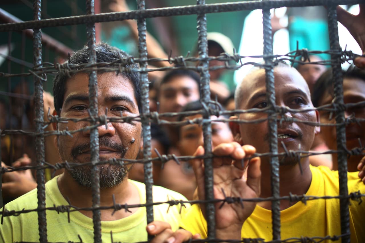 <b>Puesto 11. Filipinas. 188,278 presos (2018)</b>, según números oficiales. La tasa de población penitenciaria de este país es de 179, por la población de 105,21 millones que tenía en mayo de 2018.