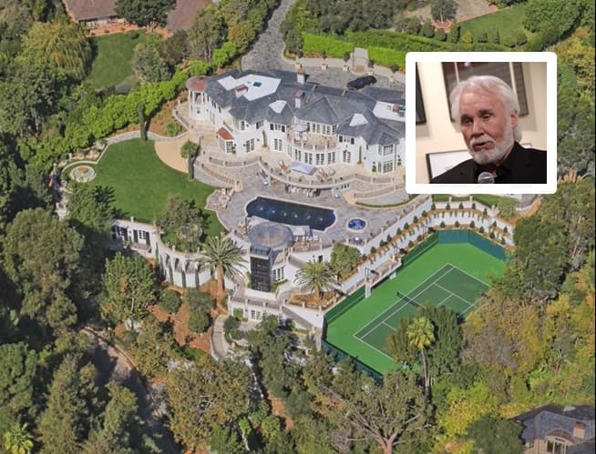 Esta es la casa que Kenny Rogers compró hace unos años y que después vendió en ¡$46 millones de dólares!