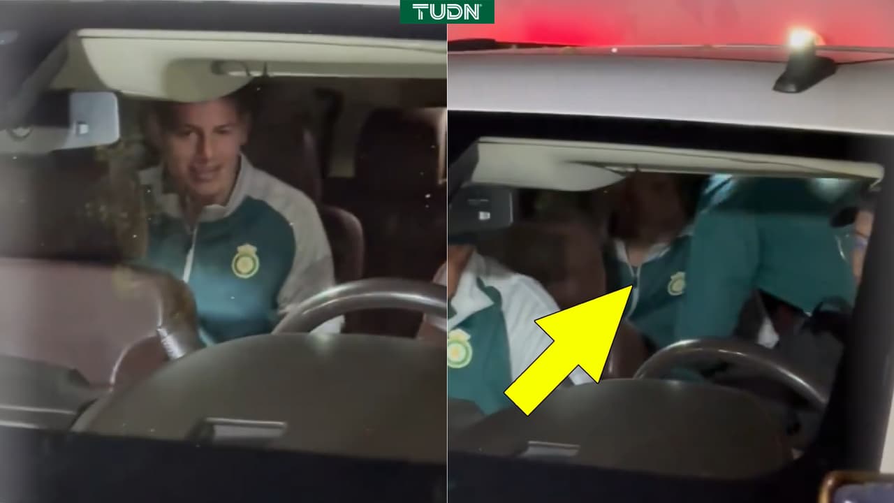 James abandonó el Estadio León con fuerte operativo de seguridad 