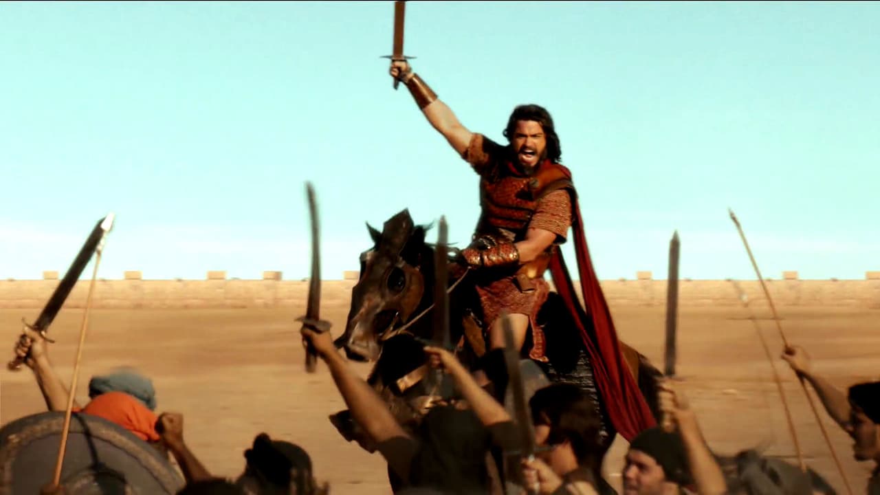 Ante la mirada de todos, 
<b><a href="http://www.univision.com/series/la-tierra-prometida/la-tierra-prometida-las-murallas-de-jerico-se-derrumbaron-ante-el-poder-de-los-hebreos-escena-del-dia-video">la muralla del reino de Jericó se derrumbó</a></b>.