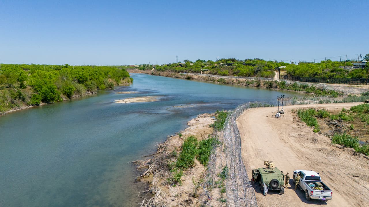 Frontera desolada: así luce el cruce de Piedras Negras a Eagle Pass a dos días de la posesión de Trump
