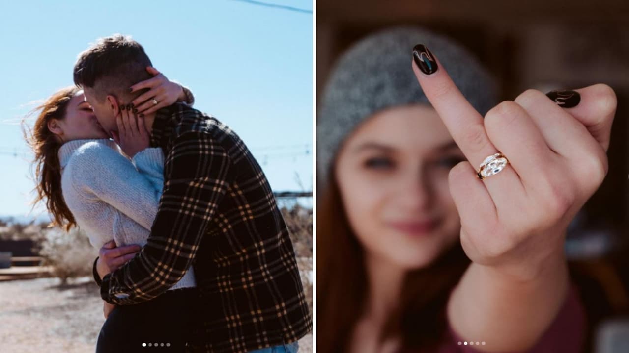 La pareja se comprometió el 2 de febrero de 2022. No obstante, fue hasta casi un mes después, el 1 de marzo, que compartieron con sus fans esta noticia.