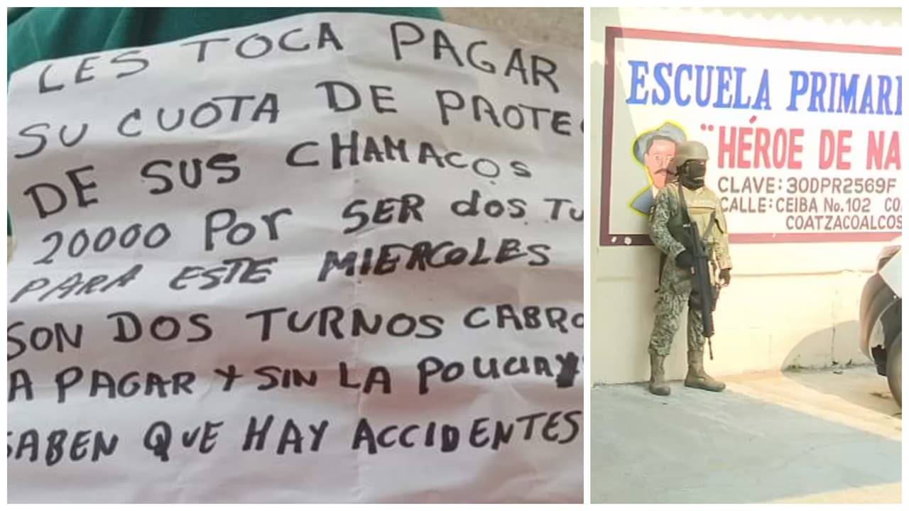 Extorsión llega a las escuelas: padres en Coatzacoalcos, Veracruz, temen por la seguridad de sus hijos