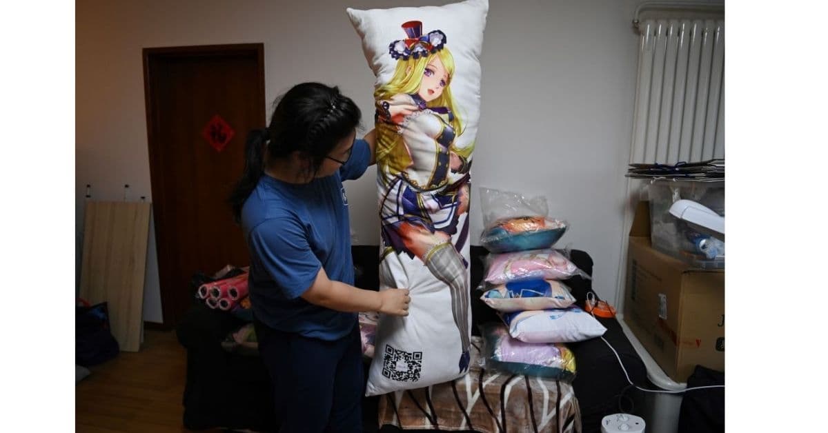 recreación, japonés con dakimakura