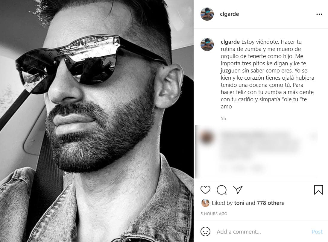 Este 22 de julio publicó esta fotografía y se mostró
<b>orgullosa del hijo que tiene</b>, así como de su profesión.
<br>