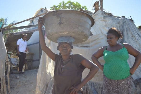 Hubo 12 diferentes grupos de oposición que marchaban pidiendo lque el presidente Michel Martelly presentara su renuncia. Crédito: Evelyn Baker, Fusion