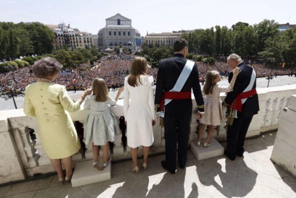 La proclamación de Felipe VI pudo estar llena de protocolos pero también los reyes tiene su lado humano.