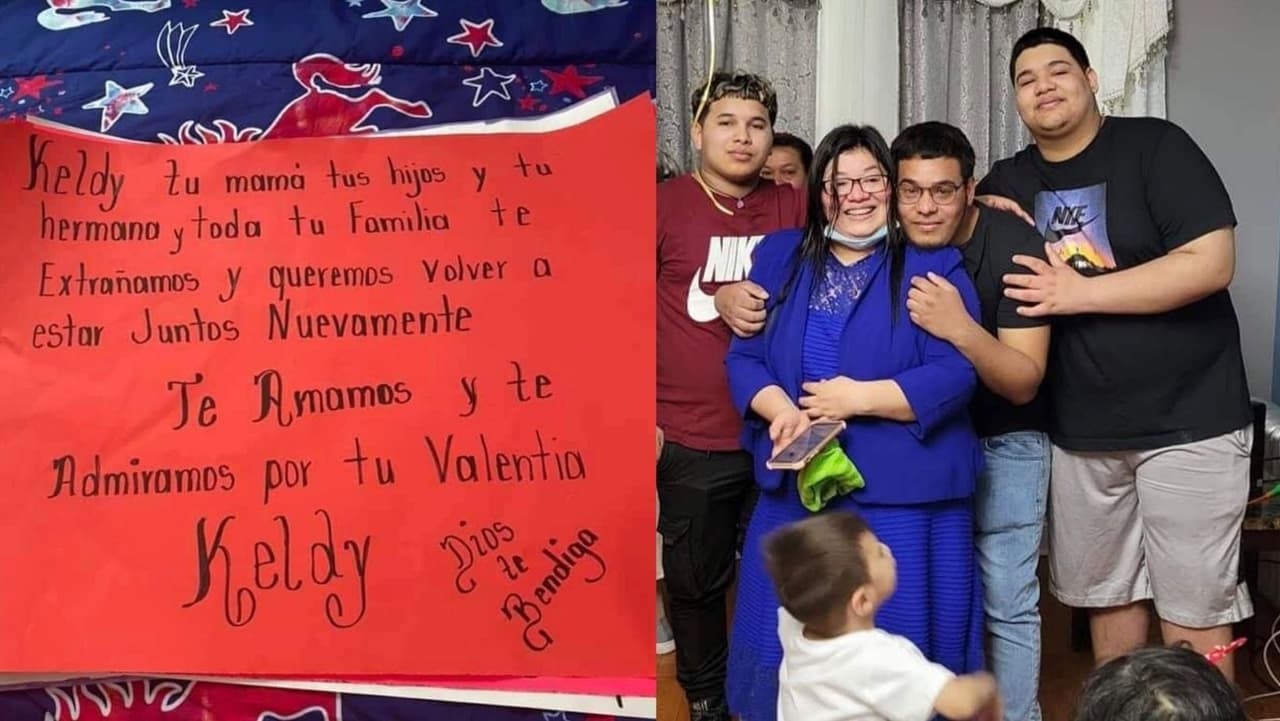 Madre hondureña logra reunirse con sus hijos en Filadelfia antes del Día de las Madres