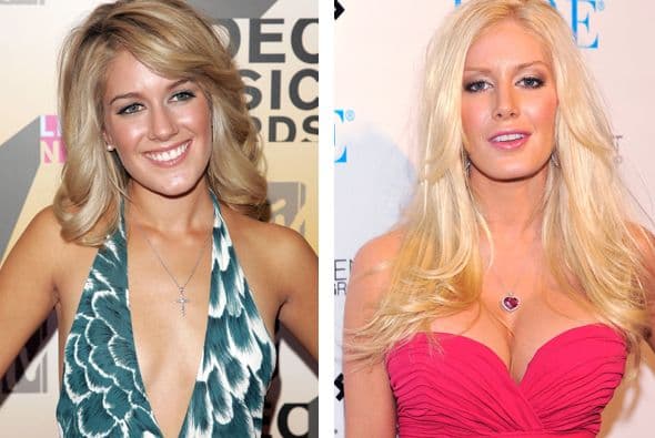 Heidi Montag, casi irreconocible.