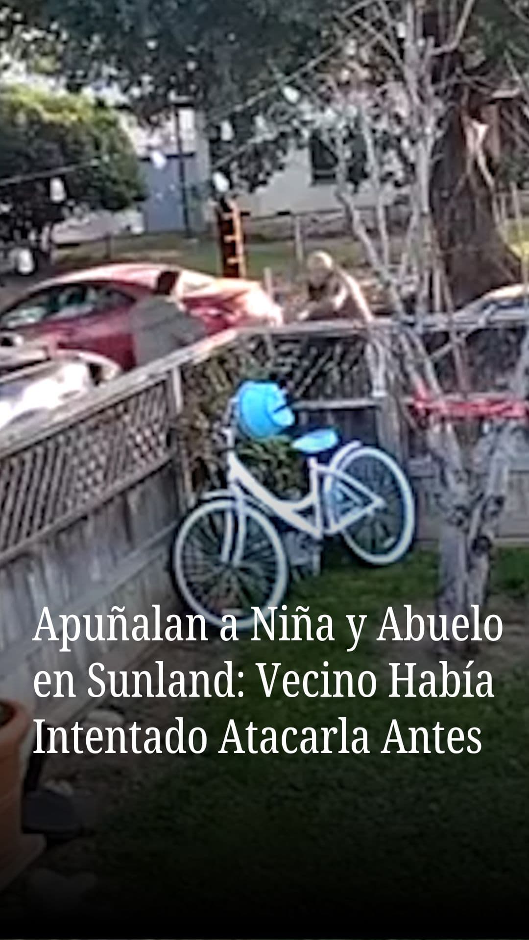 Vecino apuñala a niña y abuelo en Sunland: había intentado atacarla antes