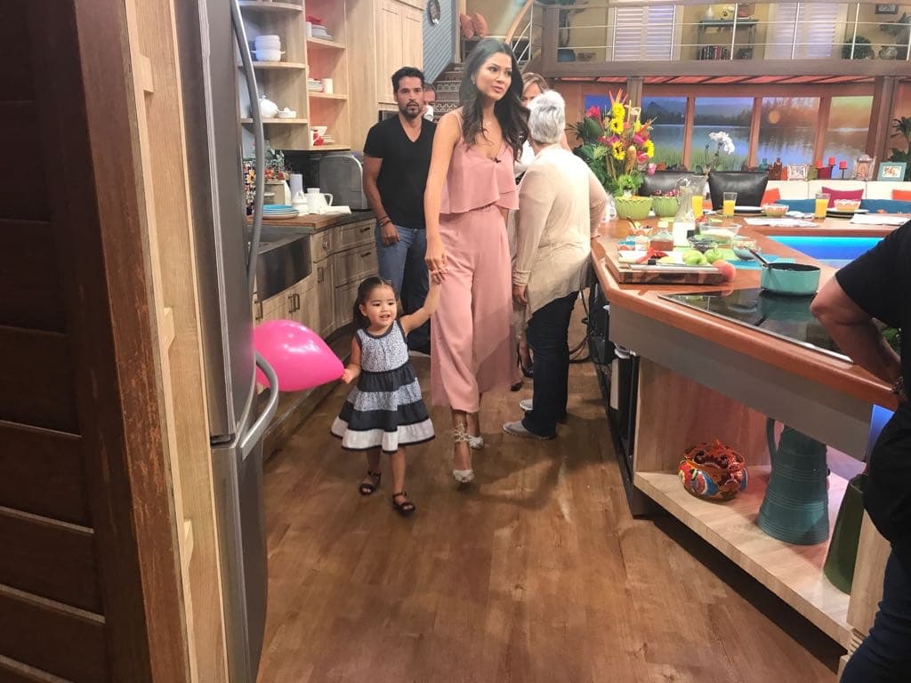 ¿Quién anda por ahí? A Giulietta le encanta acompañar a su mamá al trabajo.