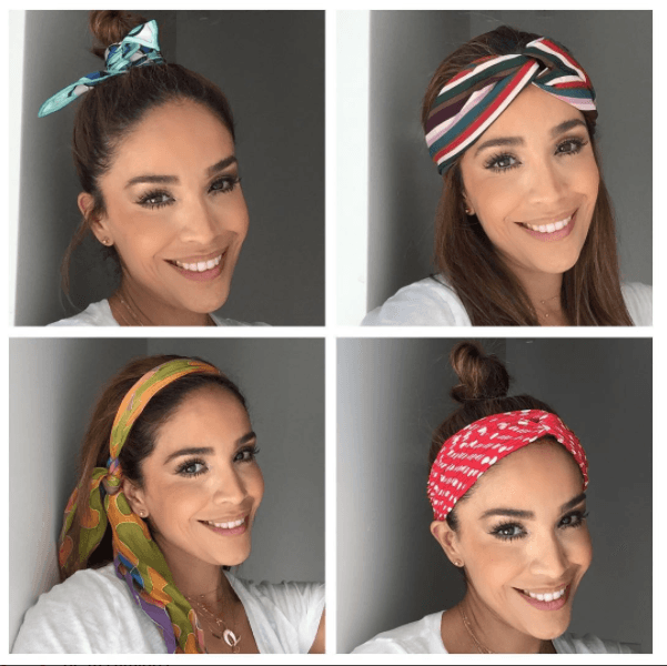 Karla Martínez adora los pañuelos y nos comparte algunas ideas para usar este verano.