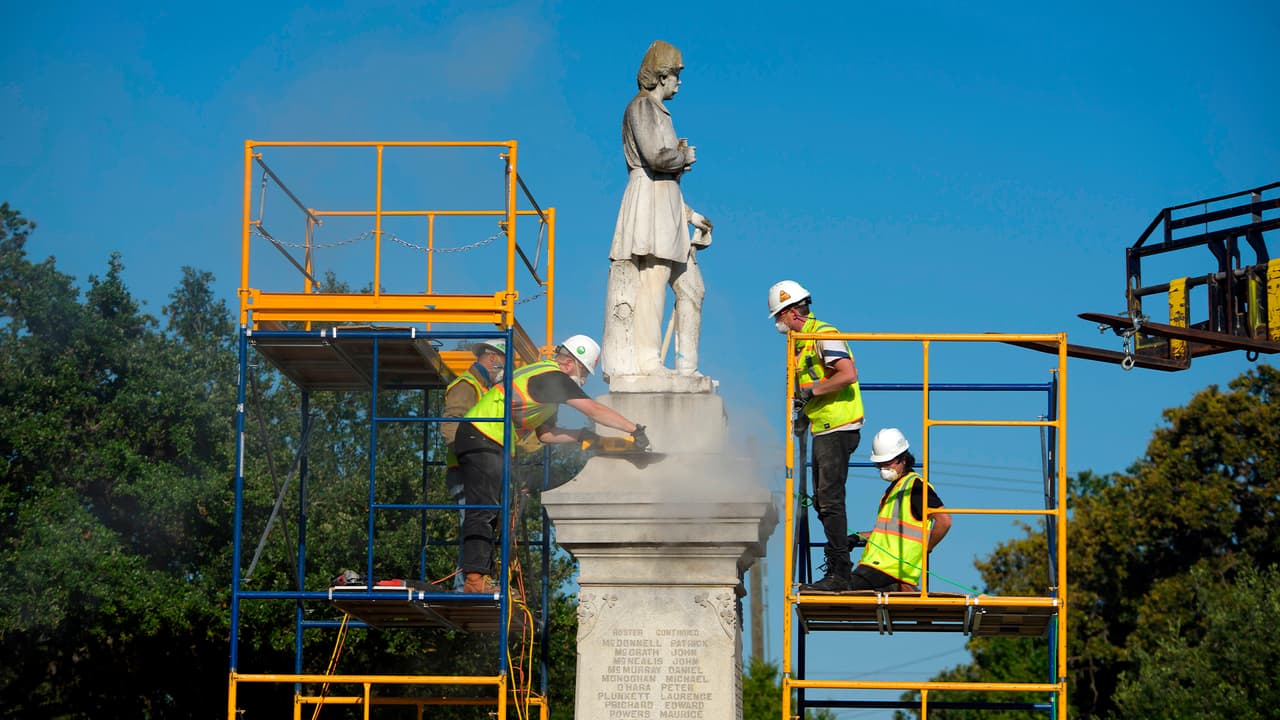 A raíz de las protestas "Black Lives Matter", algunas estatuas y monumentos se han visto vandalizadas.