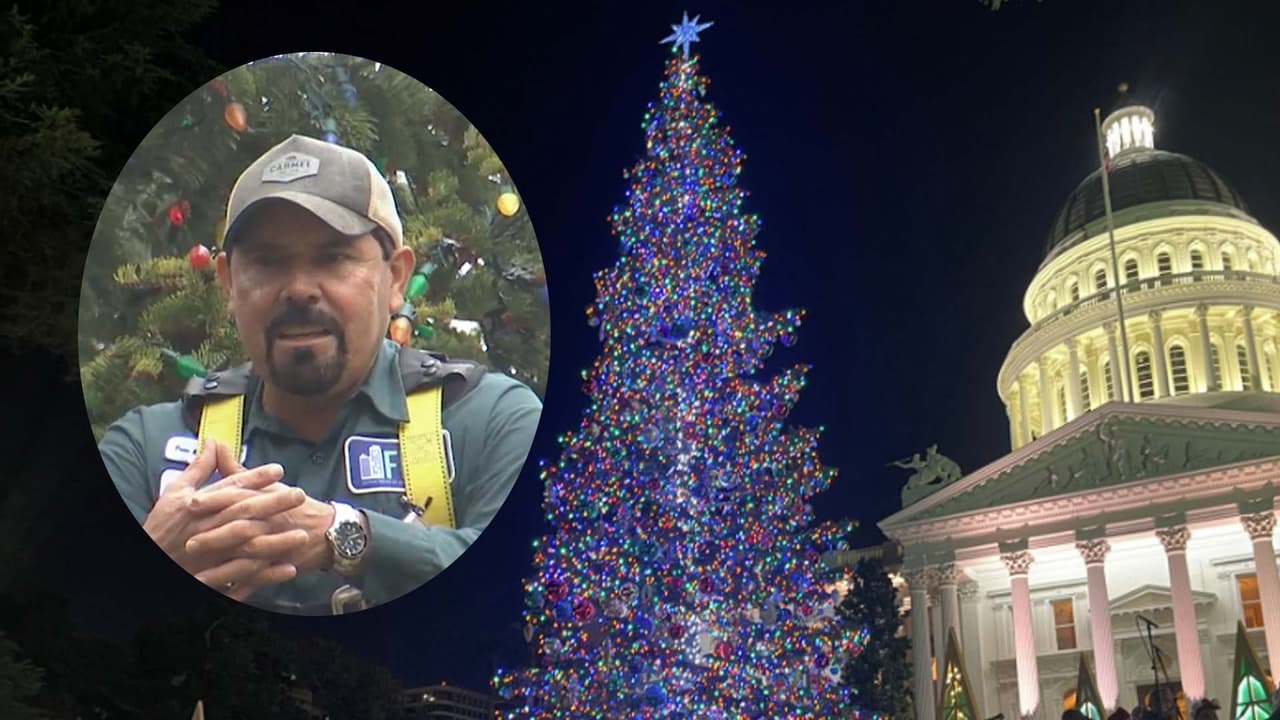 Lleva 22 años decorando el árbol de Navidad del Capitolio y es de Michoacán, México