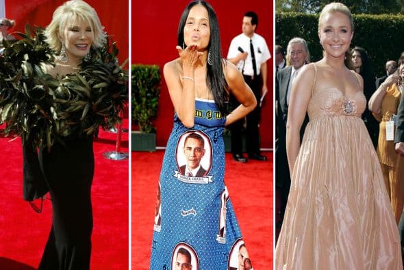 Se supone que estas premiaciones las famosas deben de brillar, sin embargo, se han estrellado de una manera horrible con las elecciones de sus vestuarios.