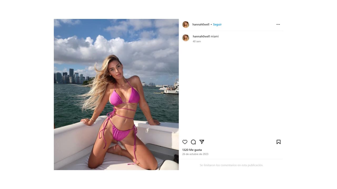 Ella es Hanna Howell, la nueva novia de Peso Pluma.