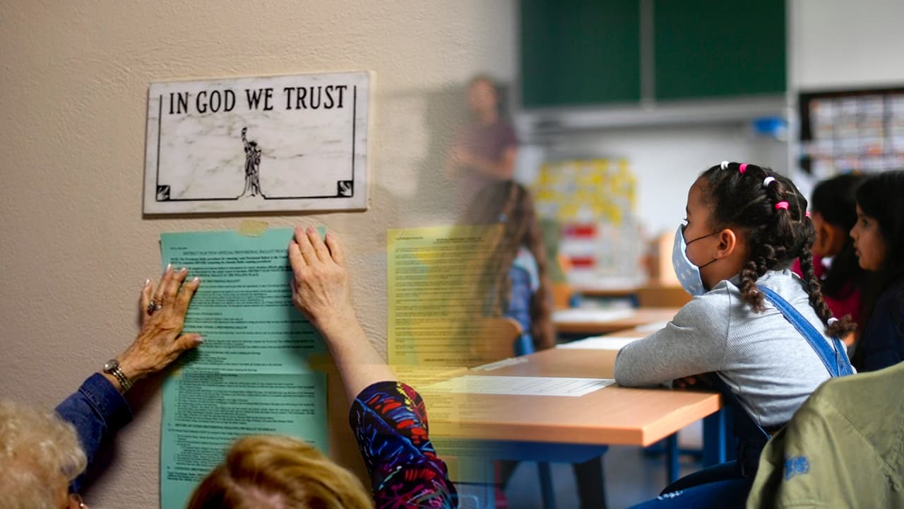 “En Dios Confiamos”: la frase que estará en algunas escuelas públicas de Texas tras aprobación de medida 