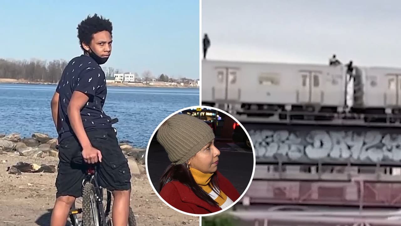 Madre de joven hispano que murió por surfear en el subway de Nueva York demanda a la MTA, Instagram y TikTok