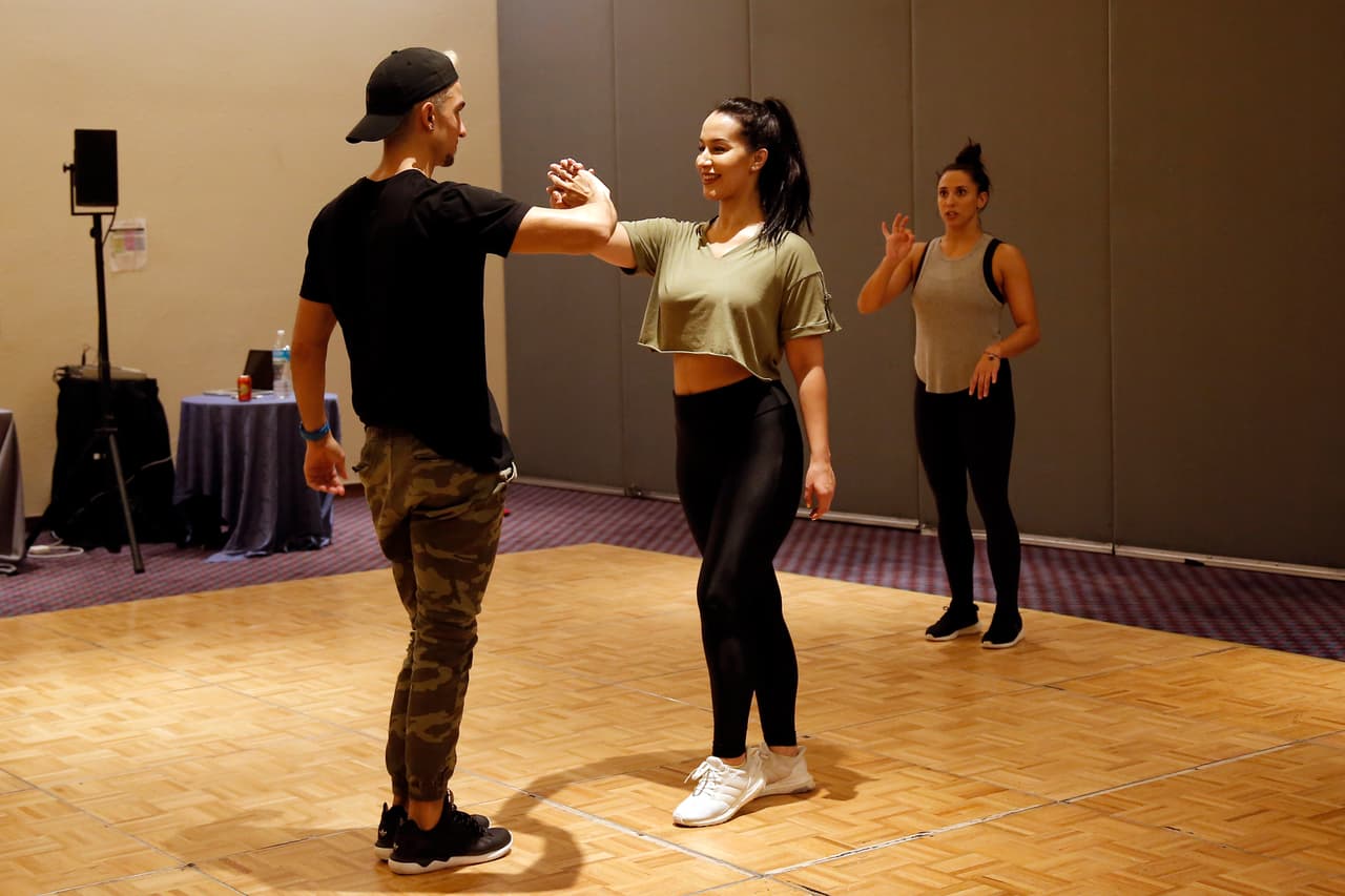 Aunque sin experiencia previa, Victoria ‘La Mala’ ha tratado de trabajar con su falta de coordinación.