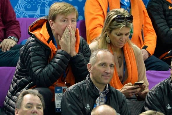Los reyes de Holanda asistieron a los Juegos Olímpicos de Invierno en Sochi.