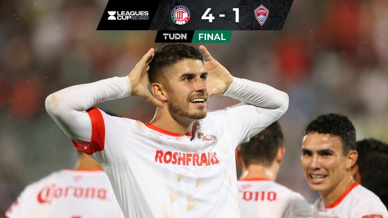 ¡Diablo líder! Toluca golea y elimina a Colorado de Leagues Cup