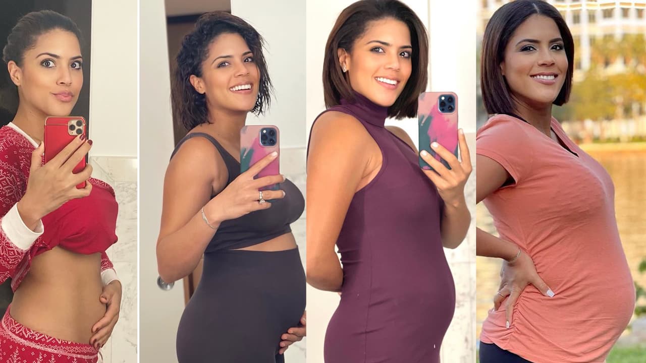 Lejos de cámaras, la experimentada conductora se estrenó como mamá el 7 de julio de 2021 con el nacimiento de su querido Gennaro.