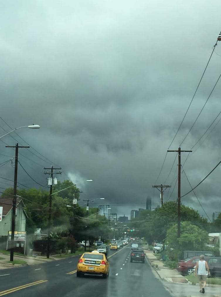 La audiencia compartió fotos de la zona tras el paso de la tormenta Bill.