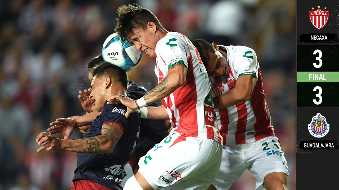 ¡Electrizante igualada! De último minuto, Necaxa mantiene invicto al empatar con Chivas