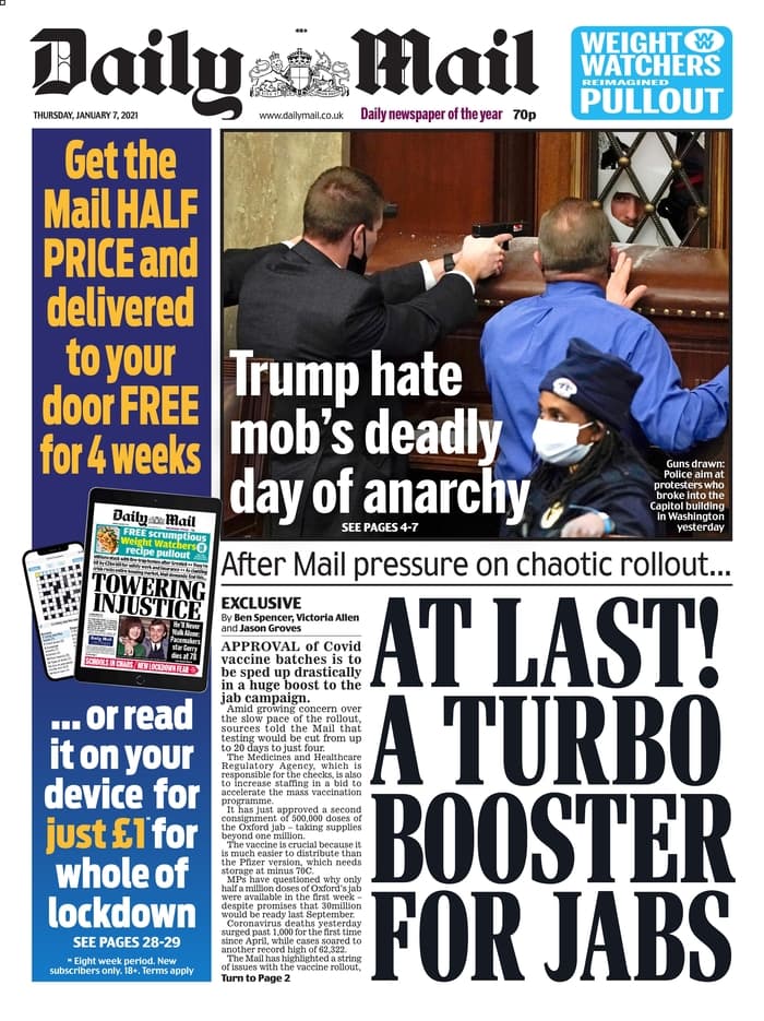 <h3 class="cms-H3-H3">'La turba del odio de Trump en un día de anarquía'.</h3>