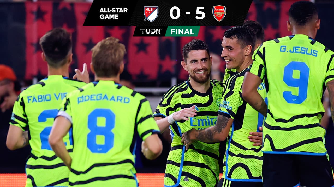Los All-Stars de MLS caen en Audi Field ante a un efectivo Arsenal FC