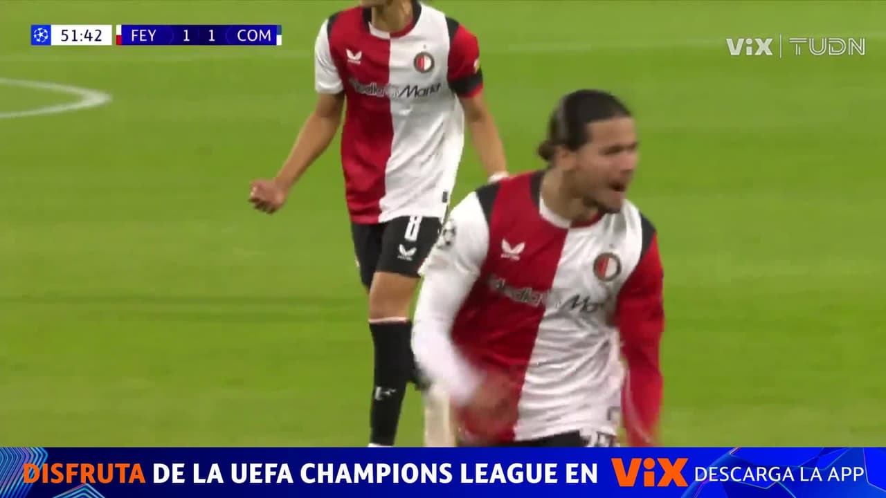 ¡Hadj Moussa le da la vuelta! Feyenoord remonta al Como con un potente disparo