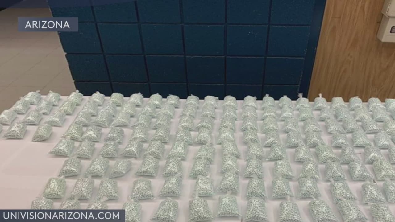 Decomisan cerca de 170,000 pastillas con fentanilo en Arizona