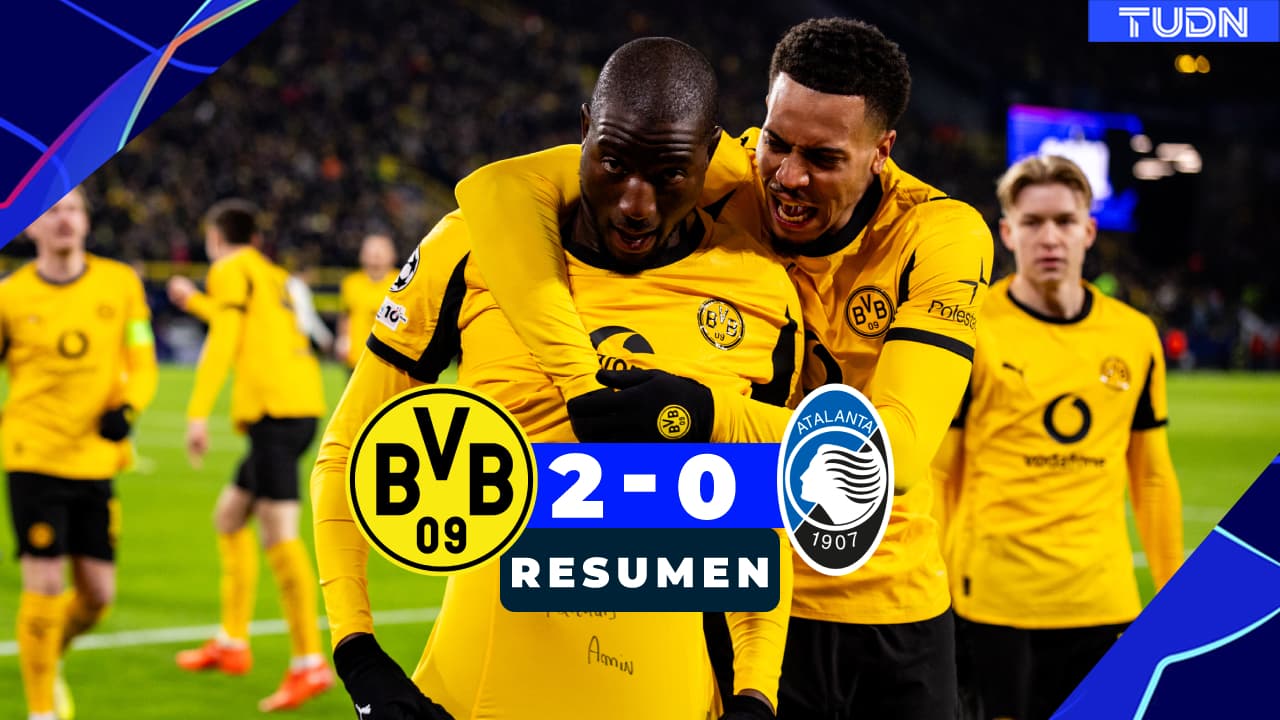 Resumen | Borussia Dortmund domina y gana fácilmente al Atalanta