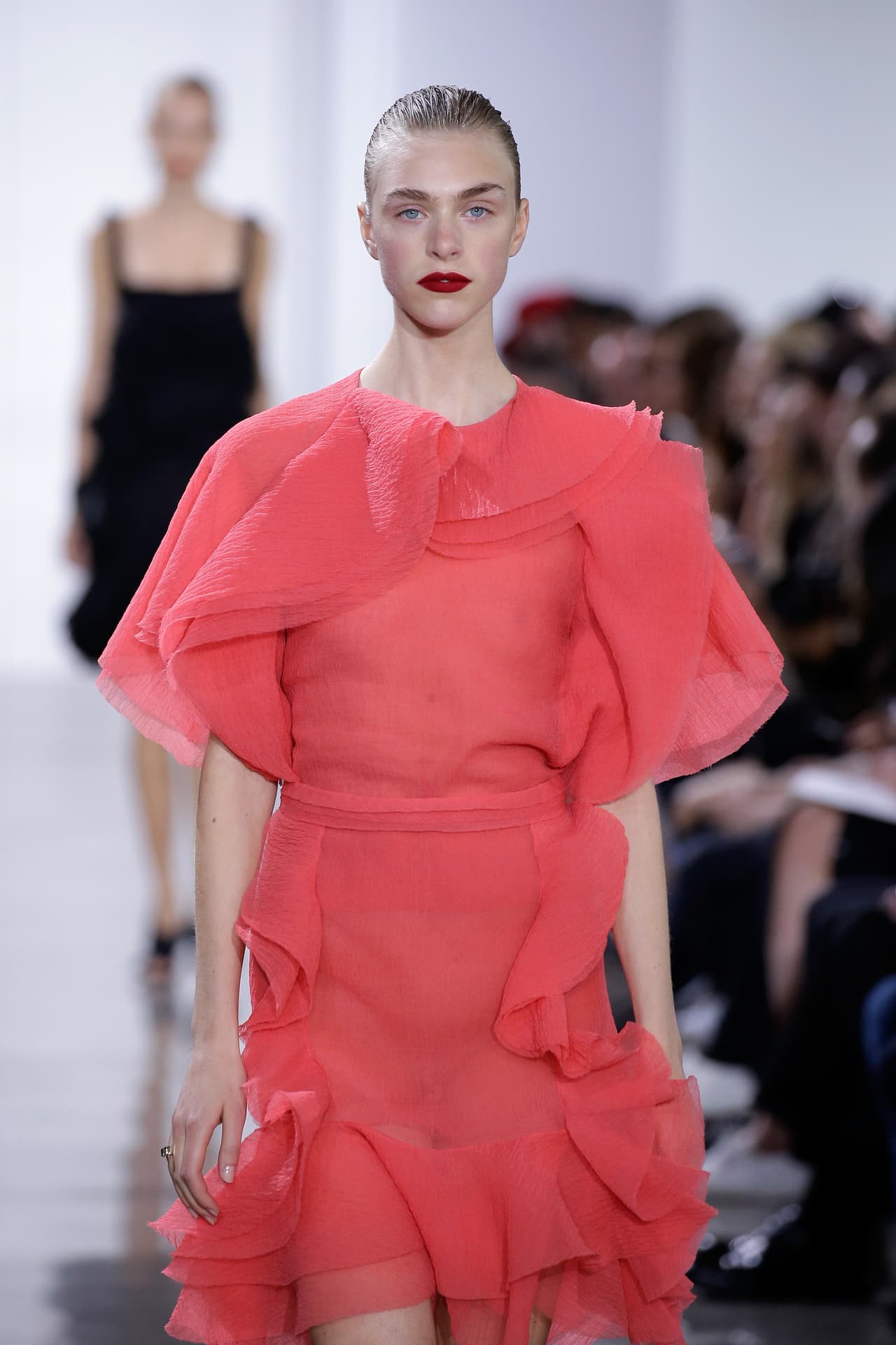 Vestido coral de Jason Wu