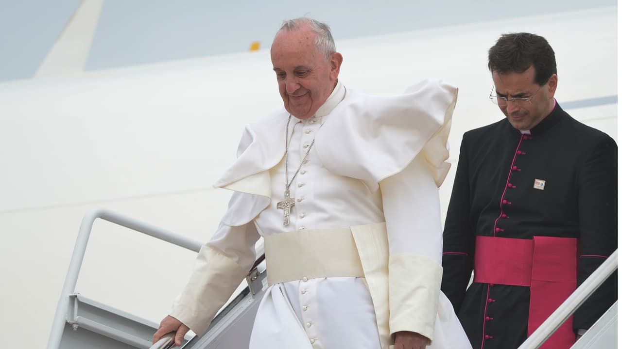 Luego de su visita en Cuba, el Papa Francisco arribó a los Estados Unidos minutos después de las 4:00 pm ET.
