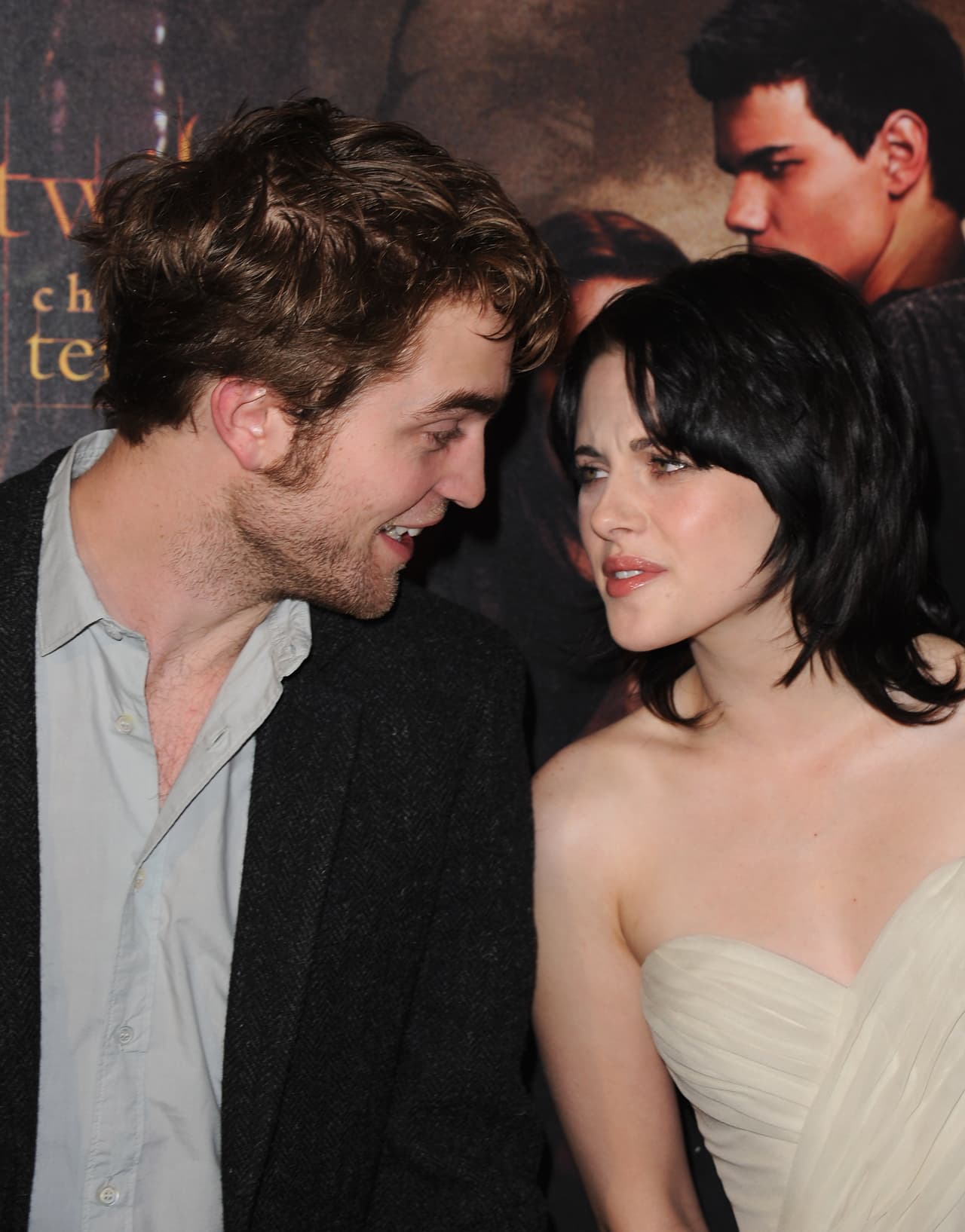 La actriz Kristen Stewart conoció a Robert Pattinson durante la filmación de la saga de "Crepúsculo".