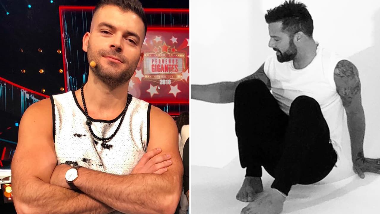 Después de ver a Adrián di Monte sin chamarra en el cuarto show de Pequeños Gigantes no nos quedó lugar a dudas: el actor tiene un enorme parecido con el cantante y actor Ricky Martin y aquí tenemos las pruebas.