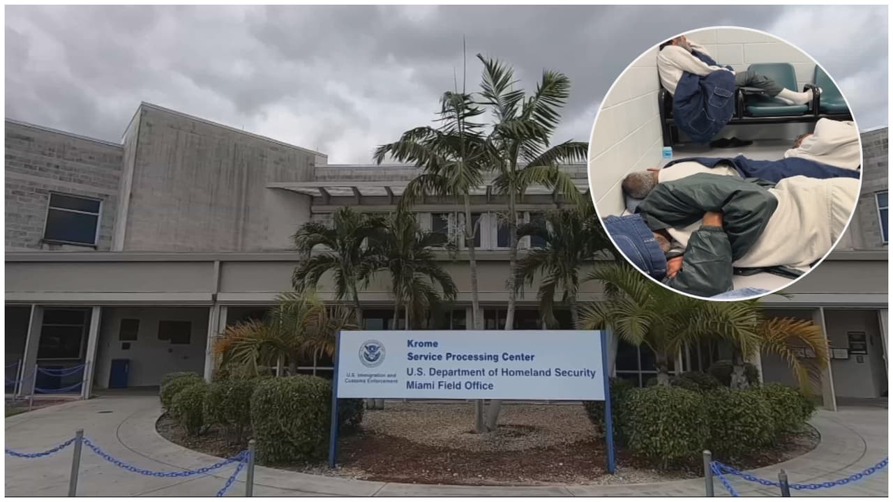 “Tengo cinco días sin bañarme”: denuncian condiciones deplorables en cárcel de migrantes de Krome