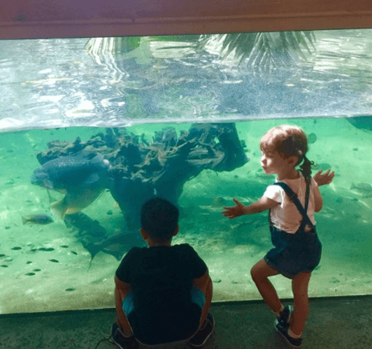 Michelle observaba muy atenta todos los rincones de este maravilloso lugar.