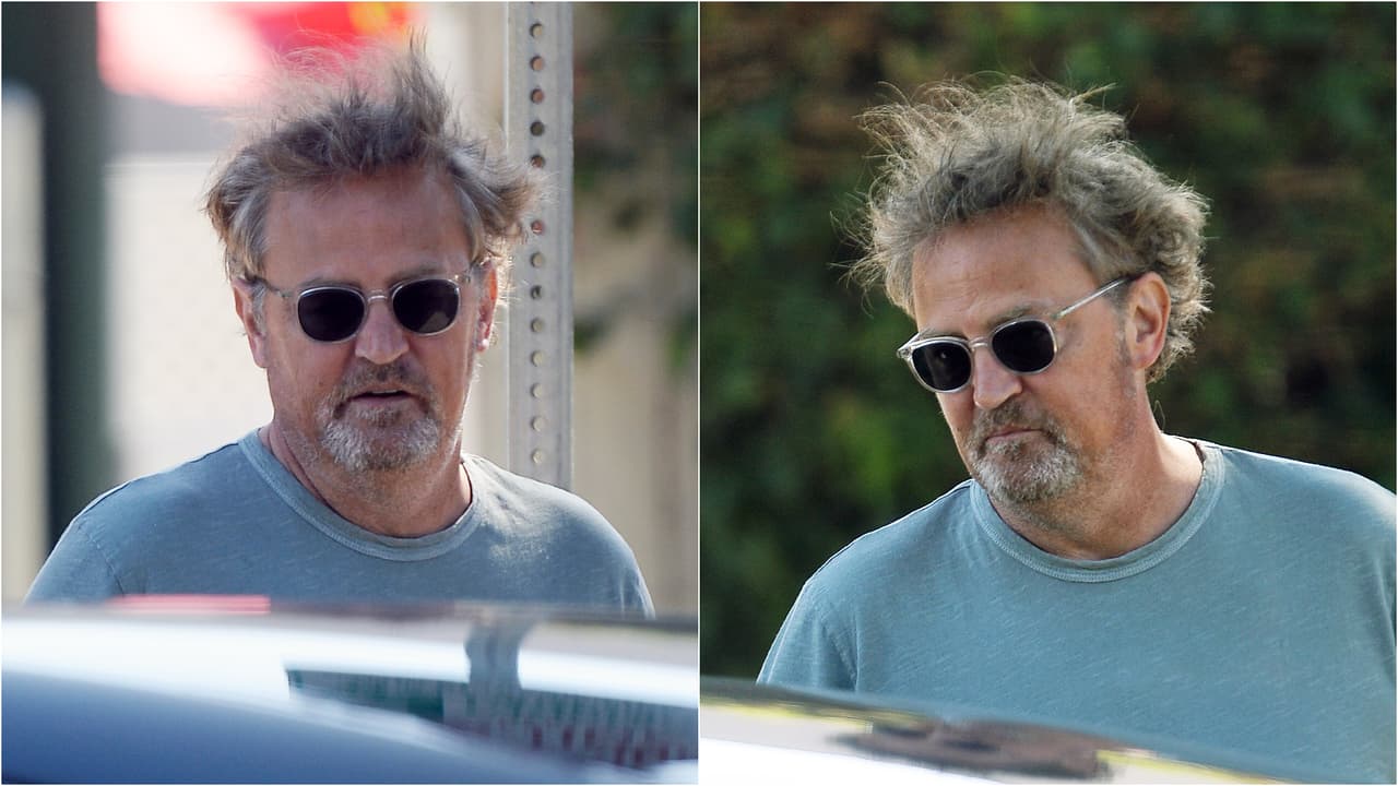 Así se fue captado Matthew Perry 5 días antes de su repentina muerte.
