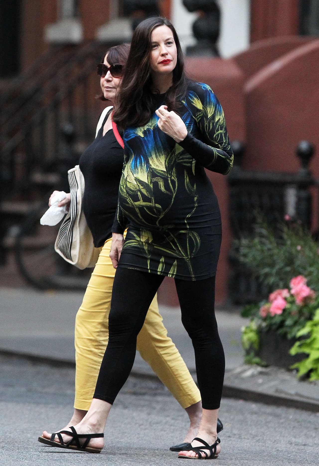 Liv en espera de su tercer hijo.