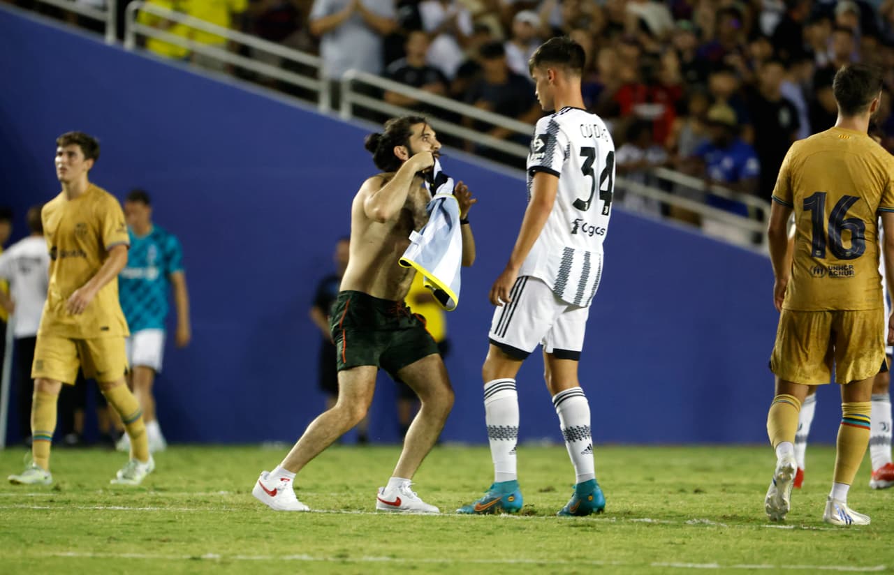 El Barcelona y la Juventus igualaron en el Cotton Bowl de Dallas gracias a los dobletes de Osumane Dembele y Moise Kean.