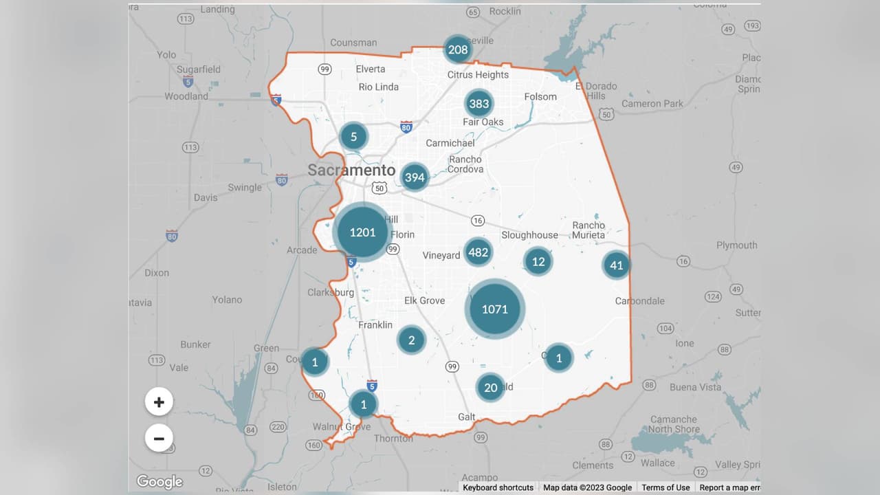 Más de 4,000 mil personas sin electricidad en Sacramento